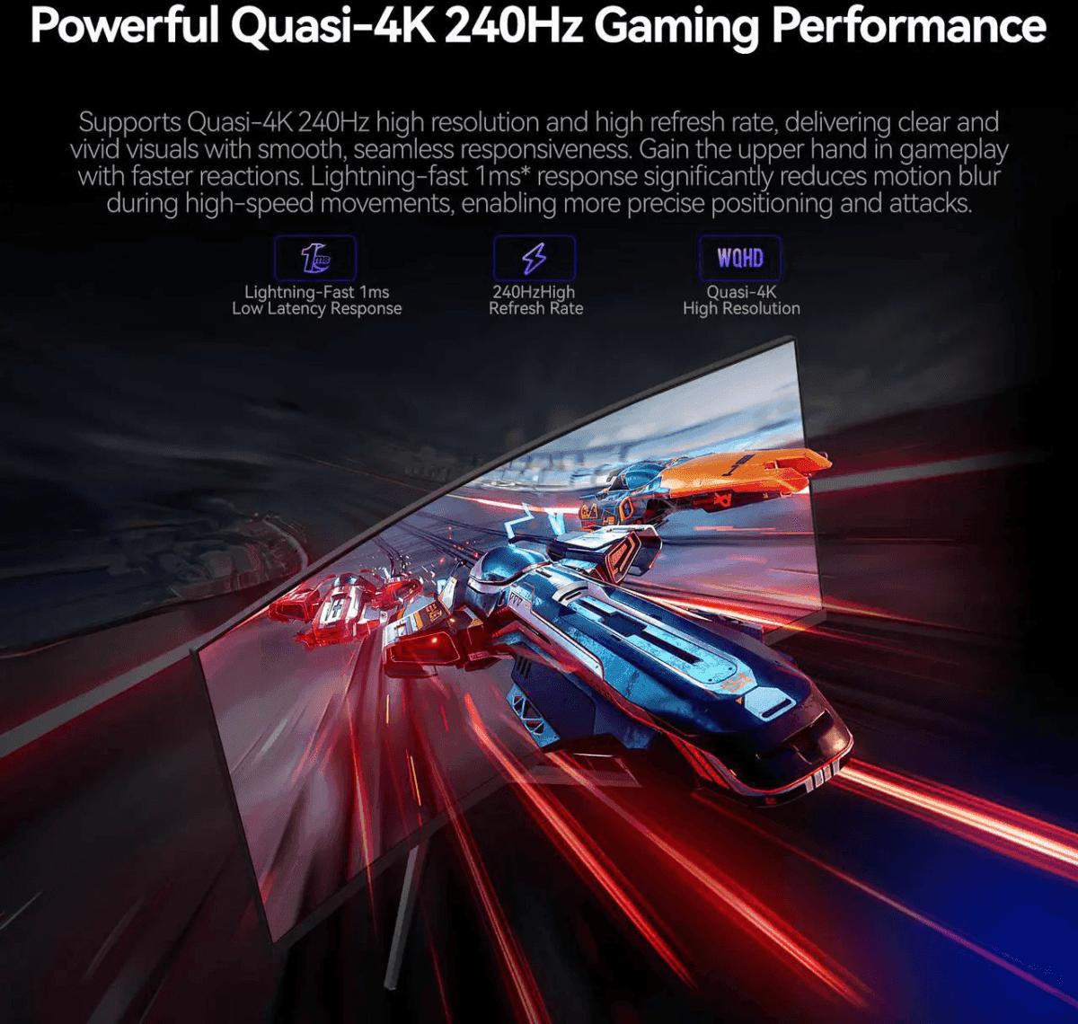 ABS GQ341NE 34-inch 240Hz Ultrawide Gaming Monitor $249.99 with Code image 4