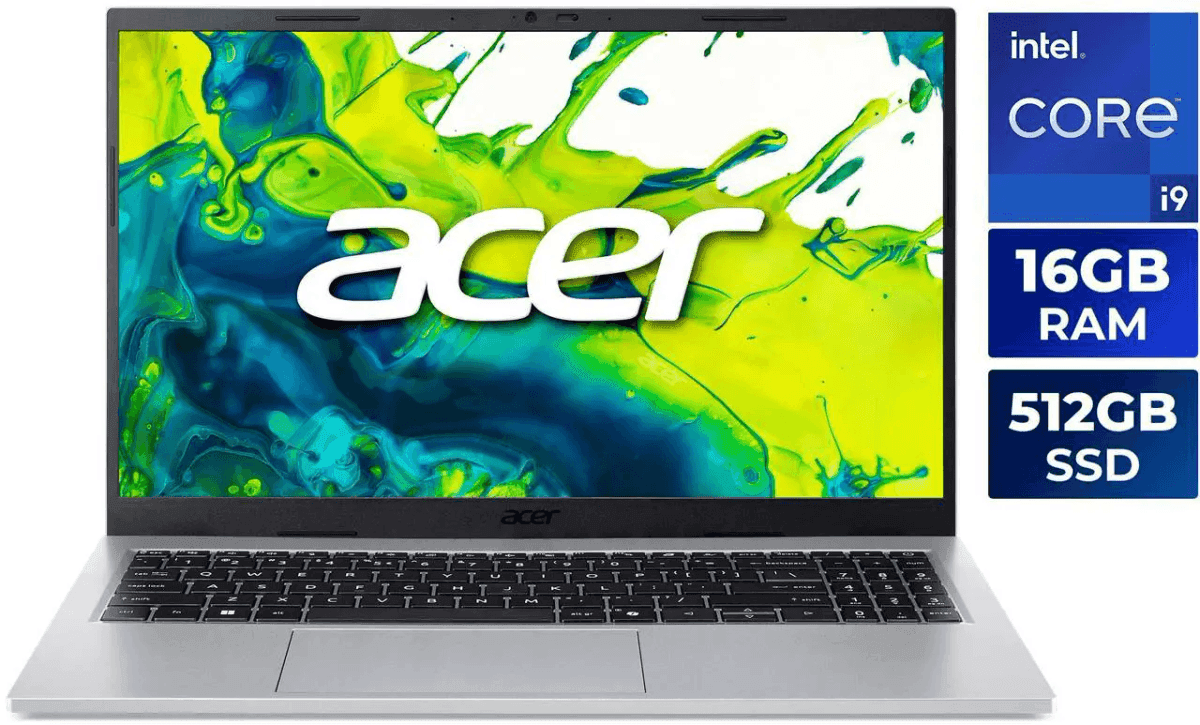 Acer Aspire Go 15 Core i9 Laptop with 16GB RAM and 512GB SSD