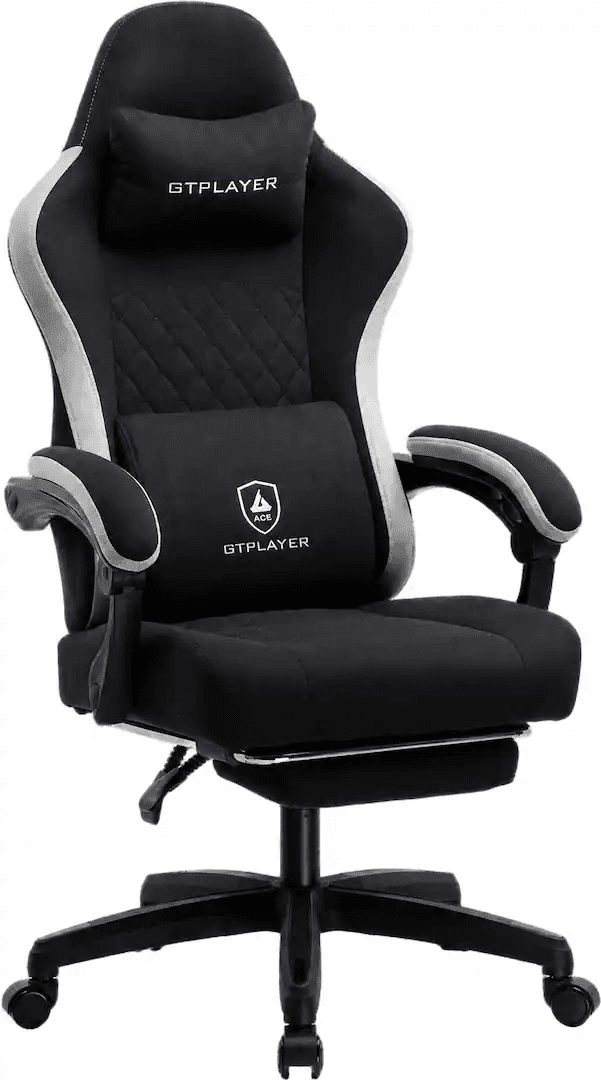 GTPlayer Ergonomic Gaming Chair with Footrest — $119.99