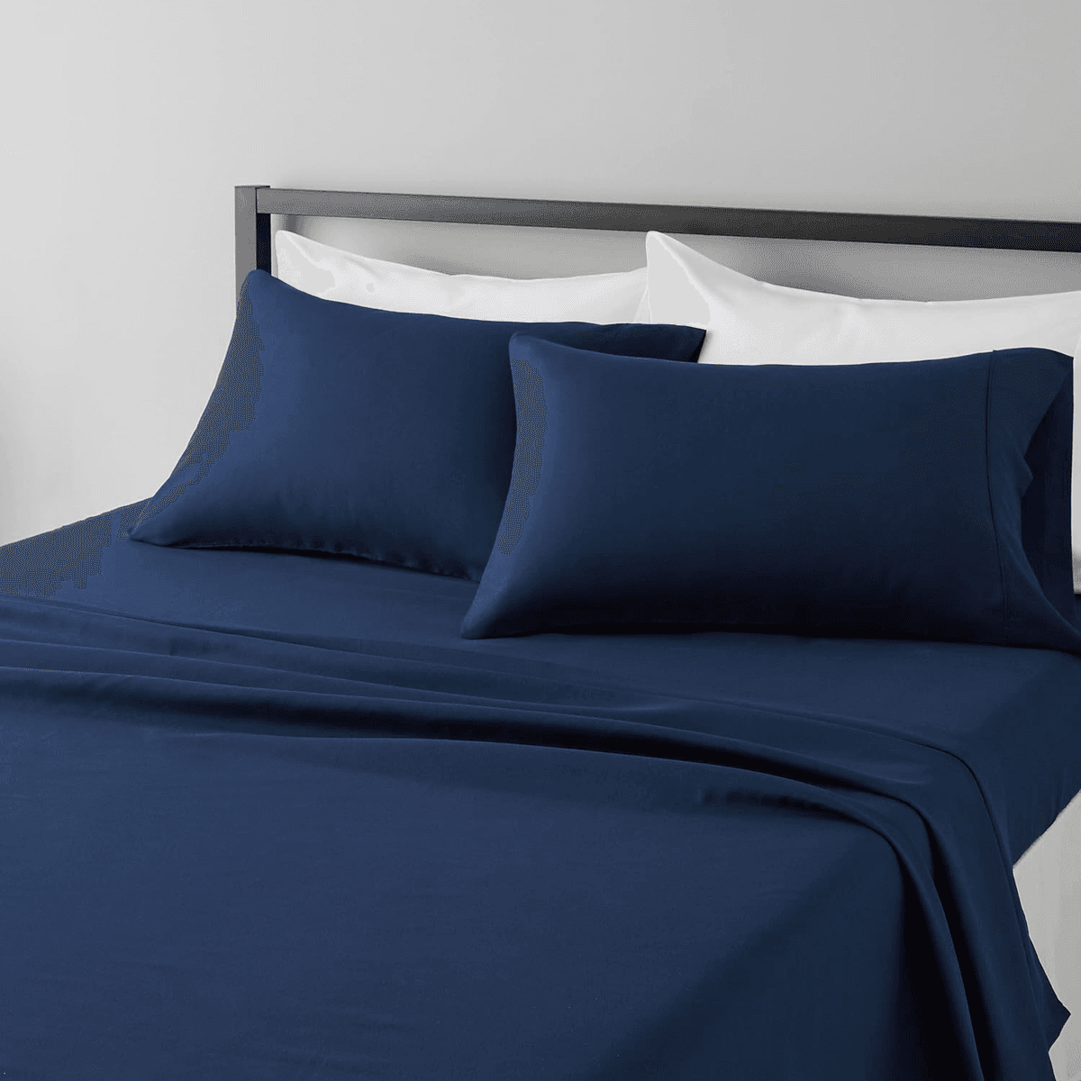 Amazon Basics Full Microfiber 4-Piece Sheet Set — $15.28