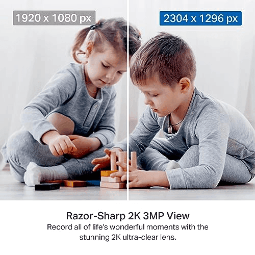 Tapo C211 2K Pan/Tilt Indoor Security Camera 2-Pack image 3