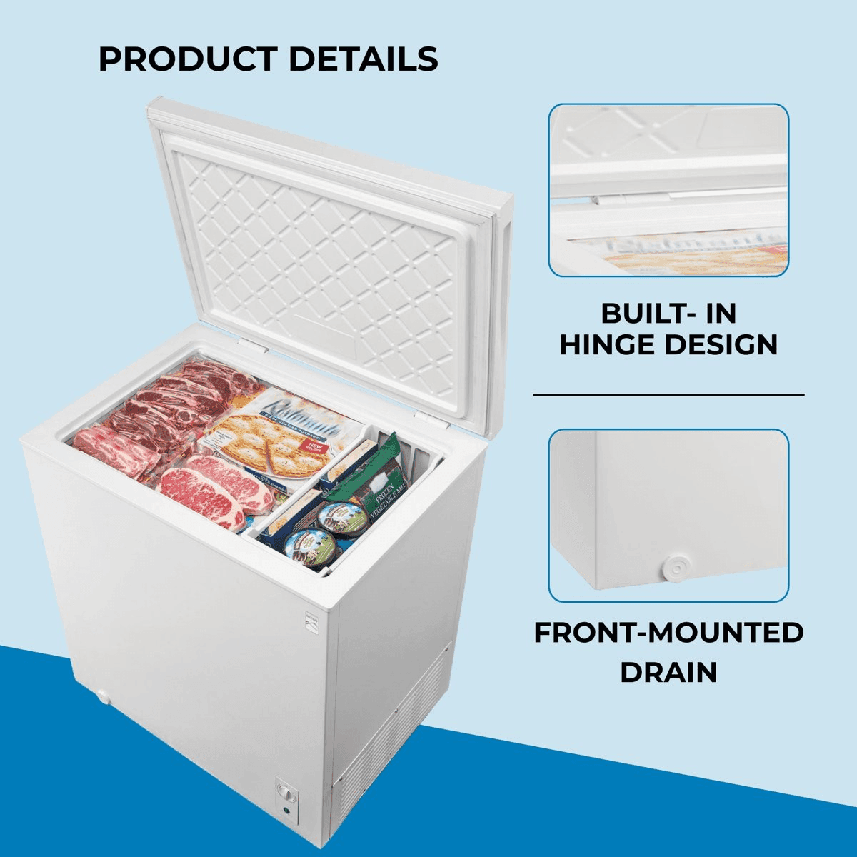 Kenmore 7 Cu Ft Convertible Chest Freezer image 4