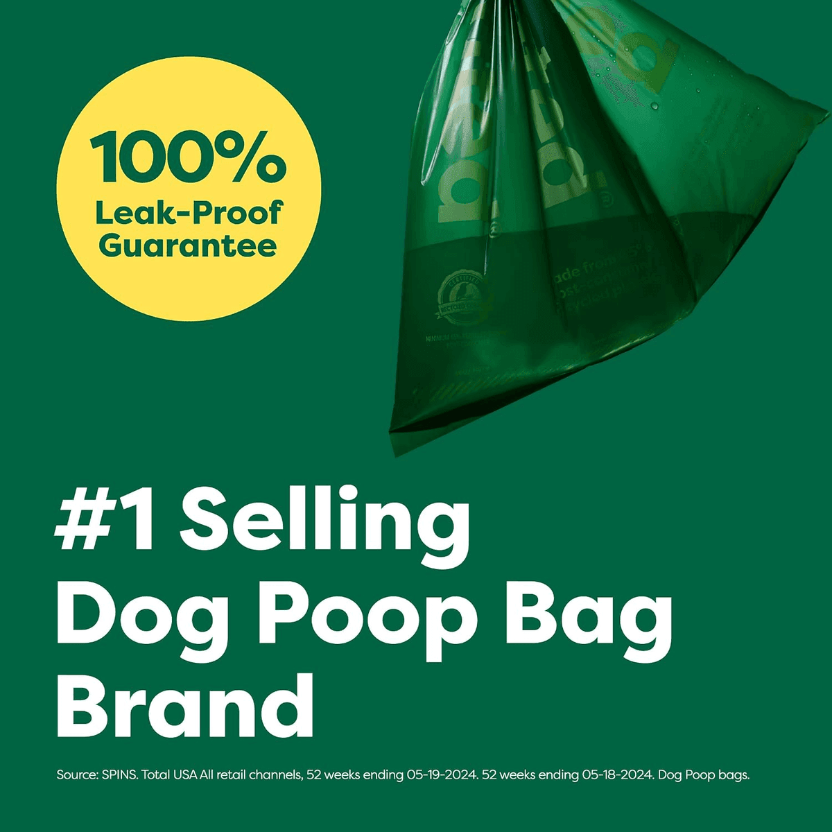 Earth Rated Unscented Dog Poop Bags - 600 Count image 2