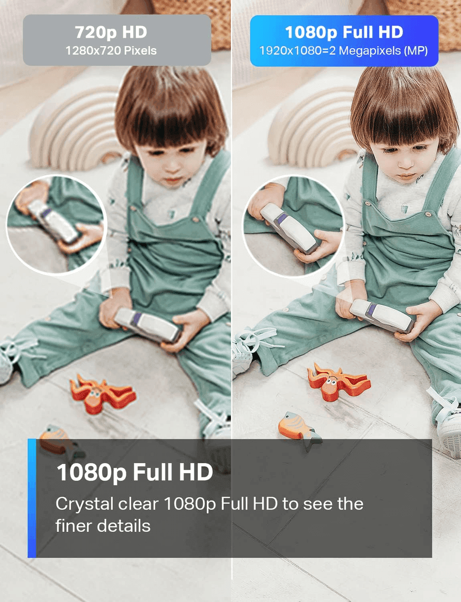 Tapo C100 1080p Indoor Security Camera - White image 5