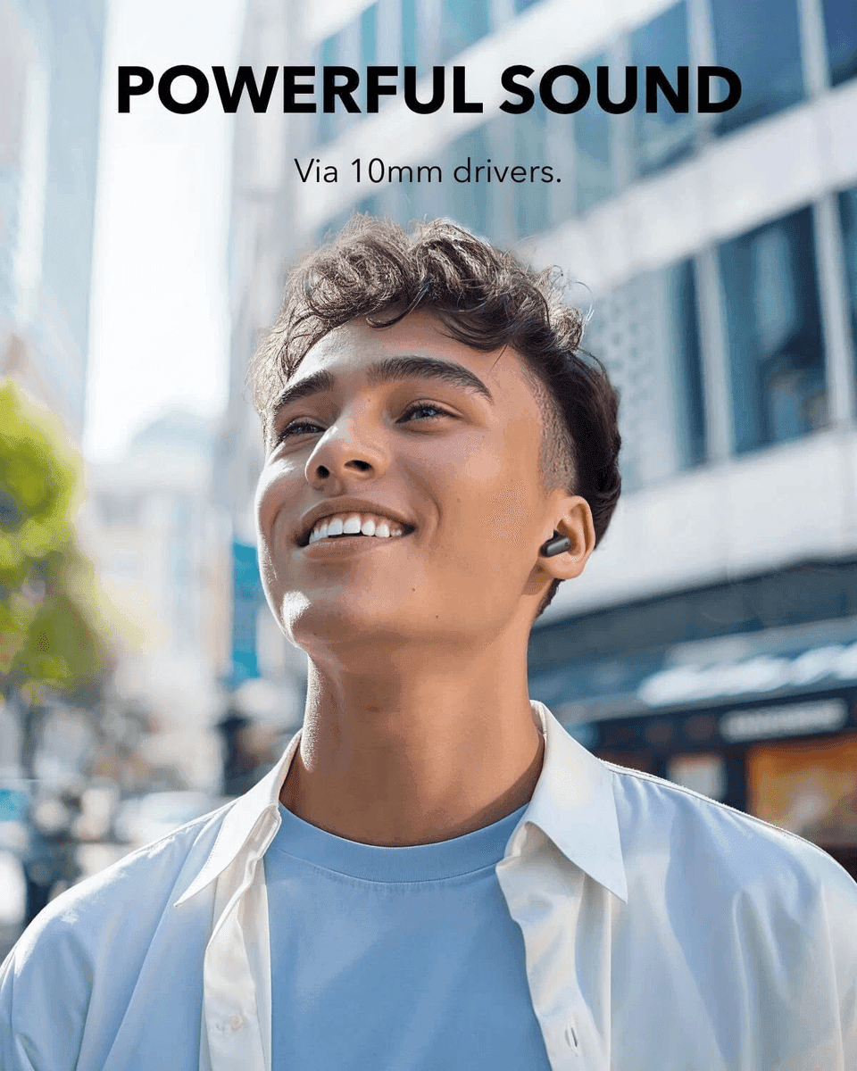 Certified Refurbished Soundcore P30i ANC Wireless Earbuds - Black image 3