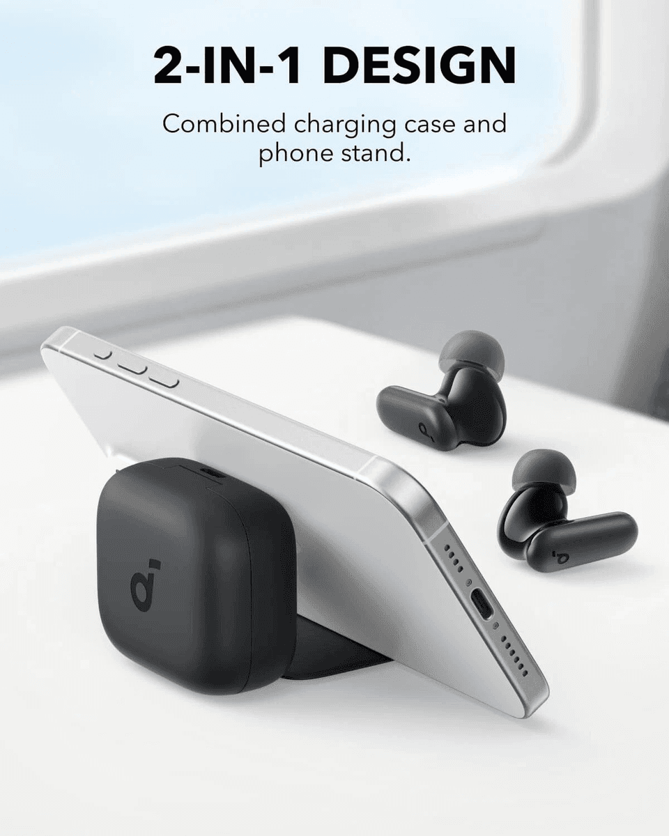 Certified Refurbished Soundcore P30i ANC Wireless Earbuds - Black image 5