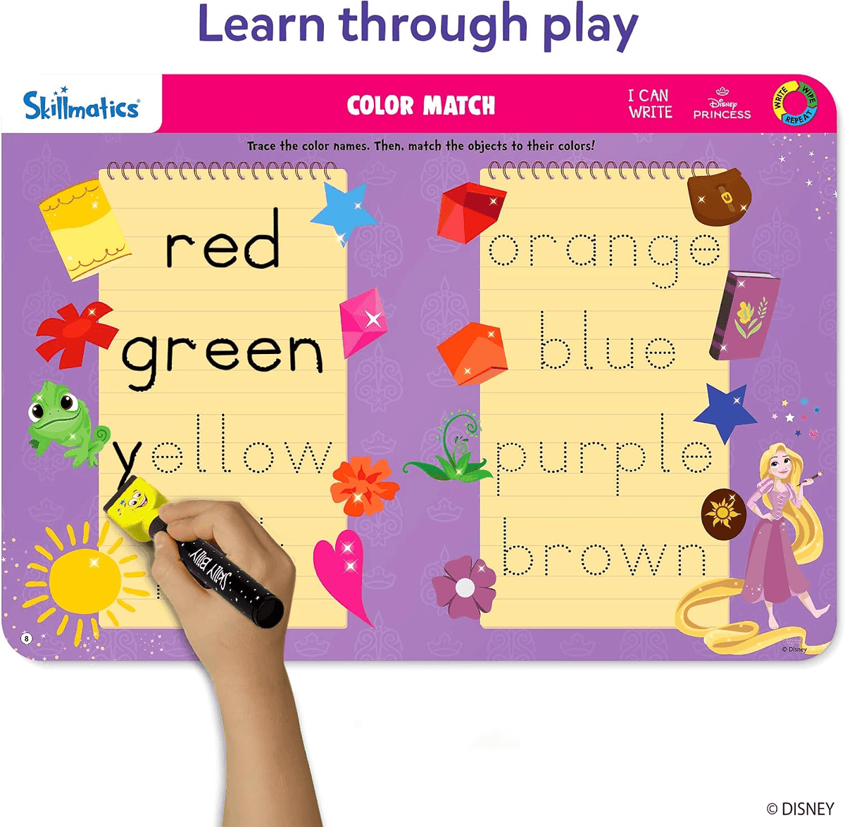 Skillmatics I Can Write Disney Princess Activity Mats image 4