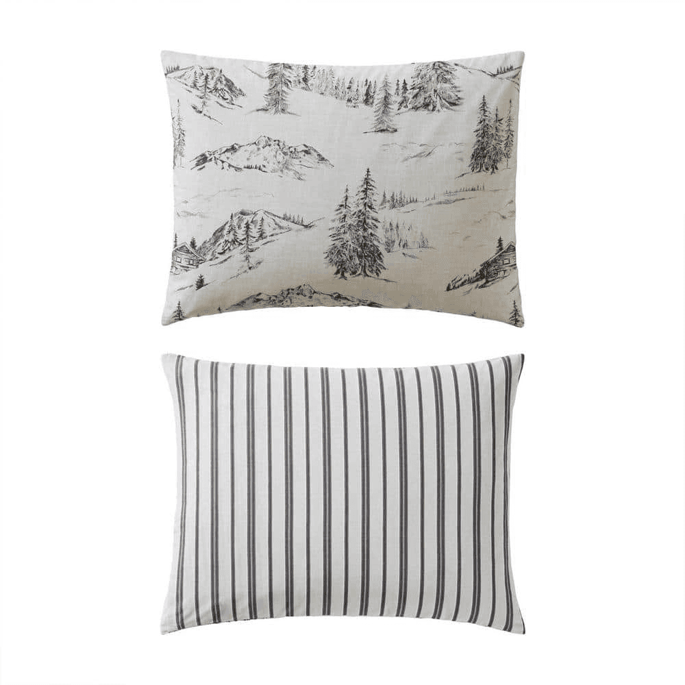 Eddie Bauer Rocky Mountain Cabin 3-Piece King Duvet Cover Set image 4