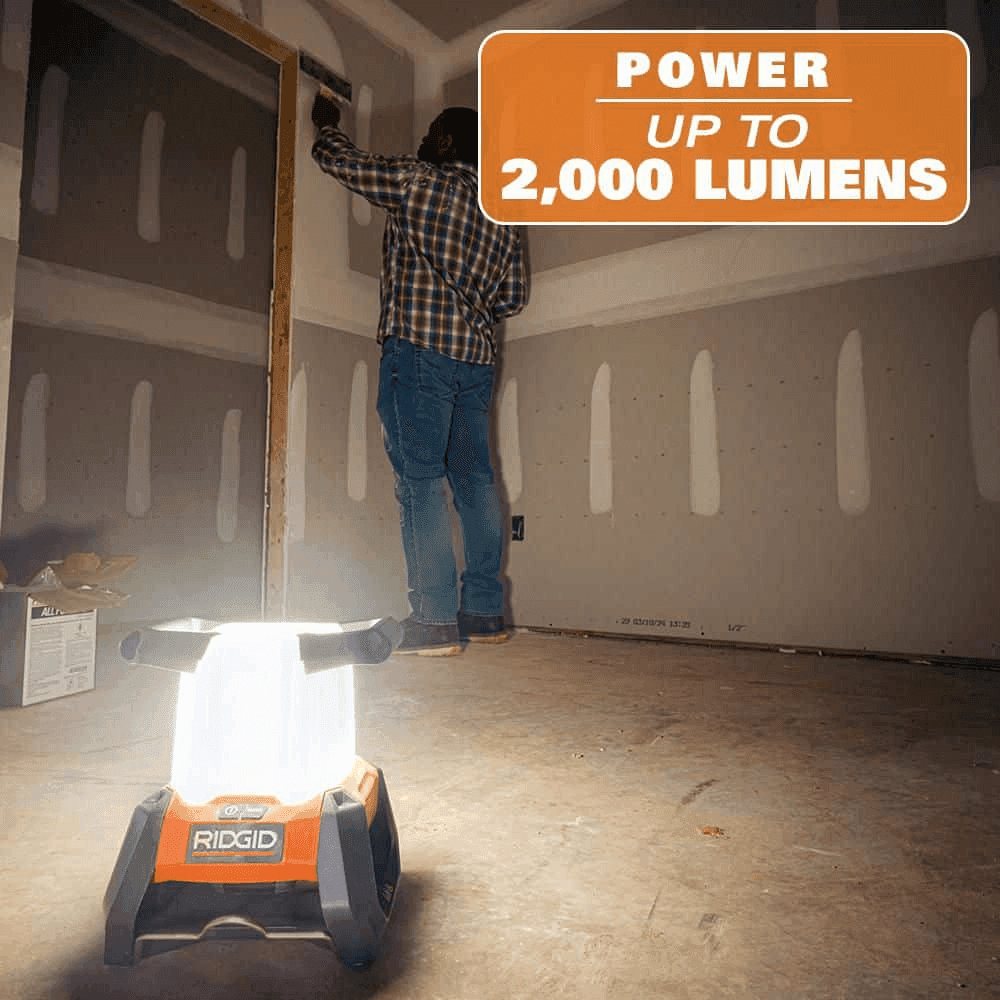 RIDGID 18V 3-Tool Cordless Lighting Combo Kit (Tools Only) image 2