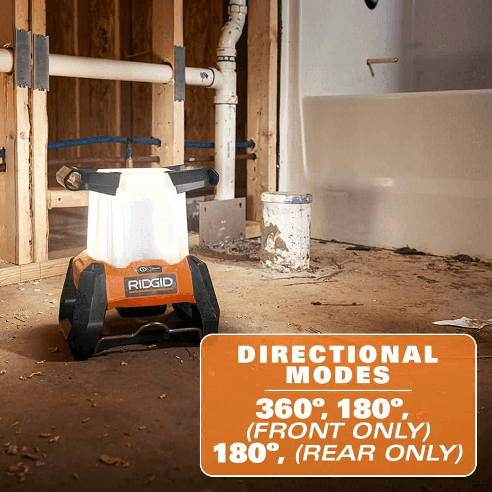 RIDGID 18V 3-Tool Cordless Lighting Combo Kit (Tools Only) image 4