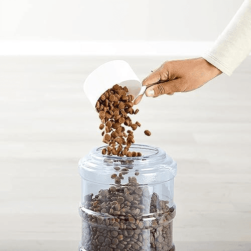 Amazon Basics Gravity Pet Food Feeder, 152 fl oz, Small image 3