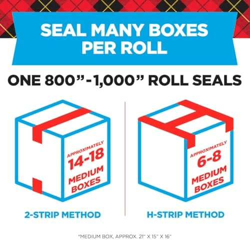 Scotch Heavy Duty Packing Tape 1.88-inch x 800-inch 6-Roll Pack image 3