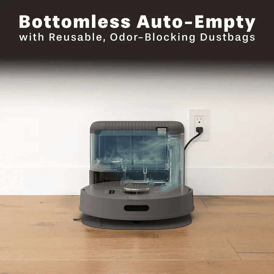 bObsweep Bio Self-Empty Robot Vacuum and Mop - Riverstone image 2