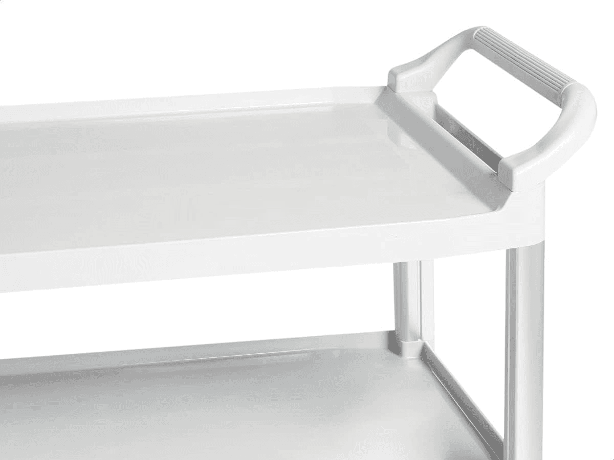 Amazon Basics 3-Tier Rolling Utility Cart - Gray image 5