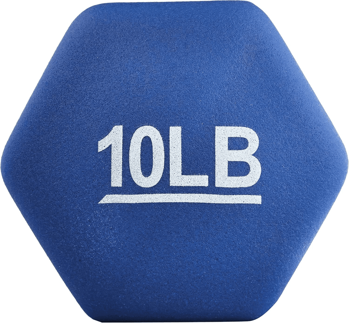 Amazon Basics Neoprene Dumbbells 10-Lb Pair - Navy Blue image 3