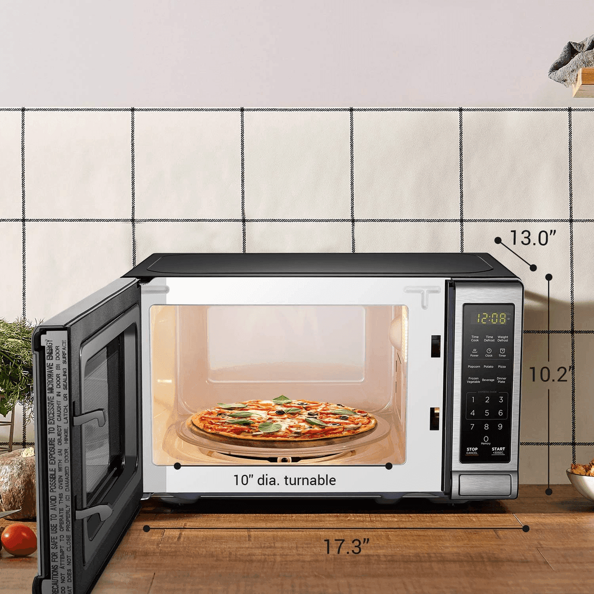 BLACK+DECKER 0.7-Cu.-Ft. 700W Countertop Microwave image 5
