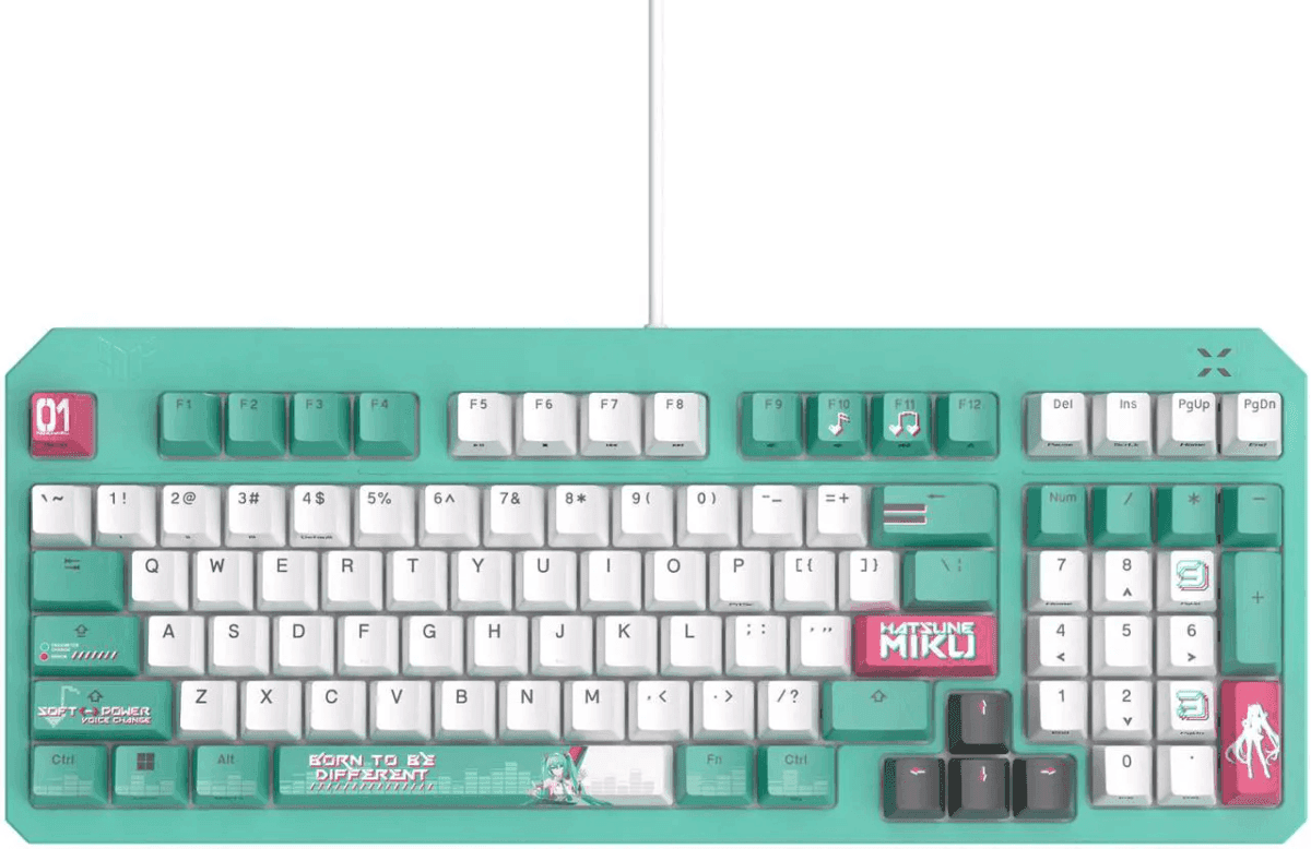 ASUS TUF Gaming K3 Gen II Hatsune Miku RGB Keyboard image 4