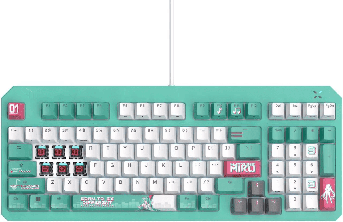 ASUS TUF Gaming K3 Gen II Hatsune Miku RGB Keyboard image 5