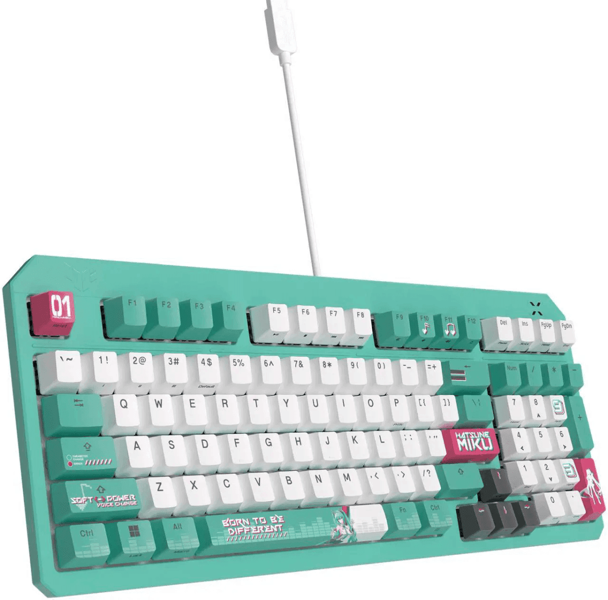 ASUS TUF Gaming K3 Gen II Hatsune Miku RGB Keyboard image 2
