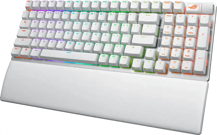 ASUS ROG Strix Scope II 96 Wireless Mechanical Gaming Keyboard - White image 3
