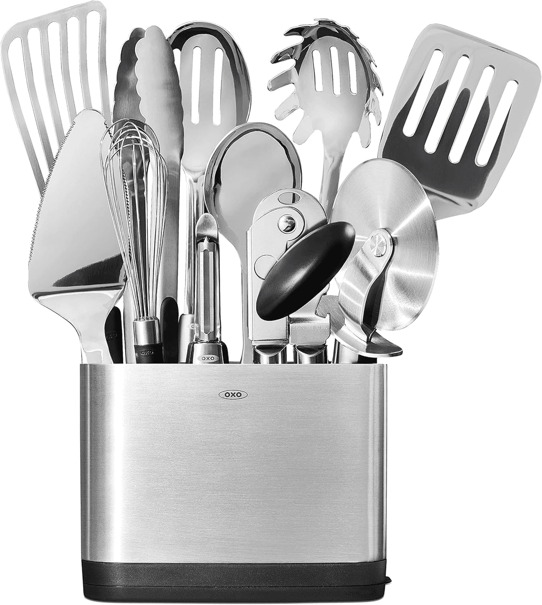OXO Steel 15-Piece Stainless Steel Utensil Set
