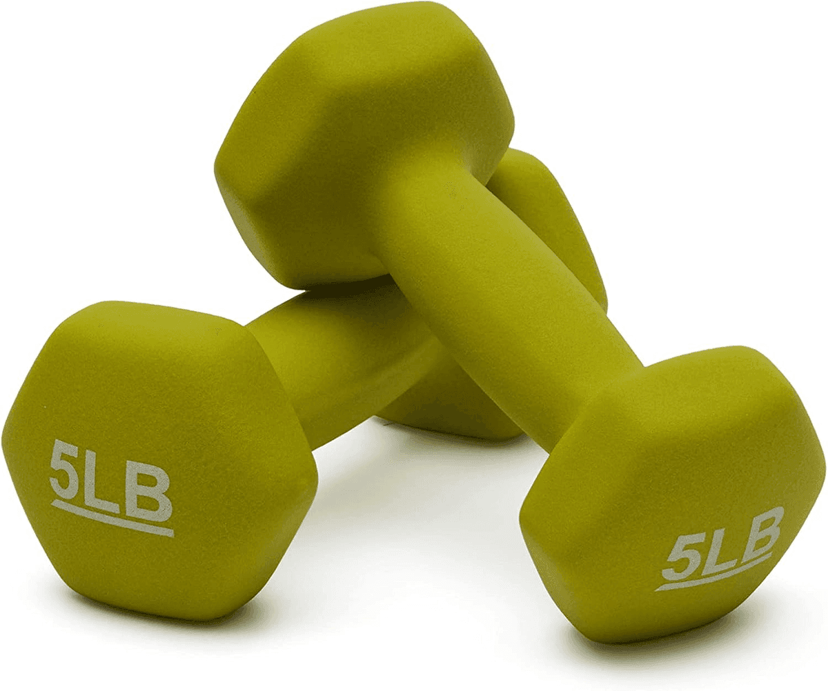 Amazon Basics 5-Pound Neoprene Dumbbells, Pair image 3