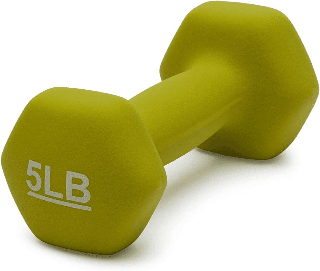 Amazon Basics 5-Pound Neoprene Dumbbells, Pair image 2