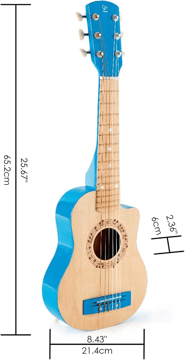 [Prime] Hape 26-Inch Kids Guitar Toy - Blue image 3