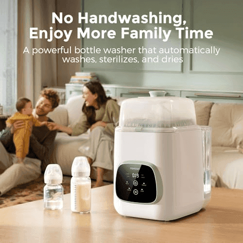 Momcozy KleanPal Pro Baby Bottle Washer, Sterilizer & Dryer image 2