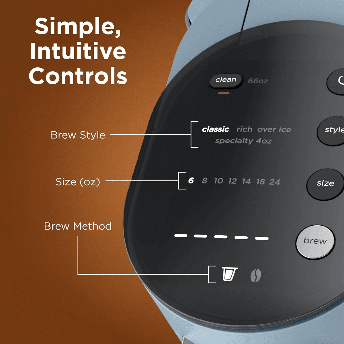 Ninja Pod & Grounds XL Coffee Maker with Frother image 4