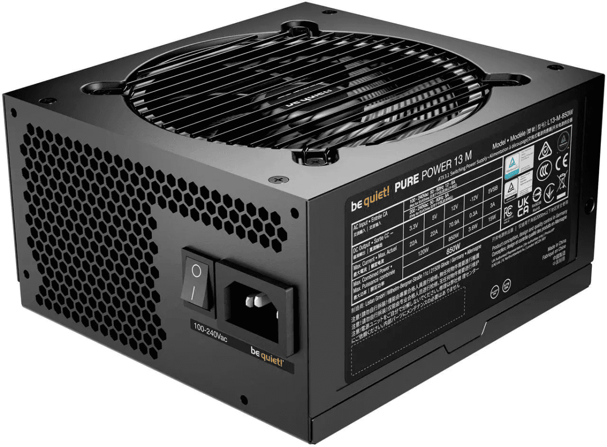 be quiet! Pure Power 13 M 850W Modular ATX 3.1 Power Supply image 3