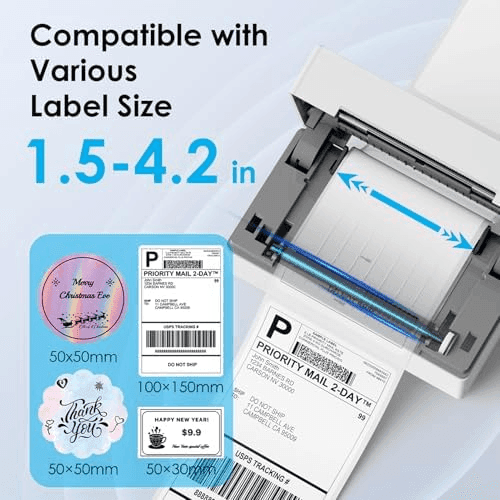 KNAON Bluetooth 4x6 Thermal Shipping Label Printer image 2