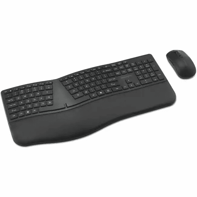Kensington Pro Fit Ergo KM680 Rechargeable Wireless Keyboard & Mouse Set