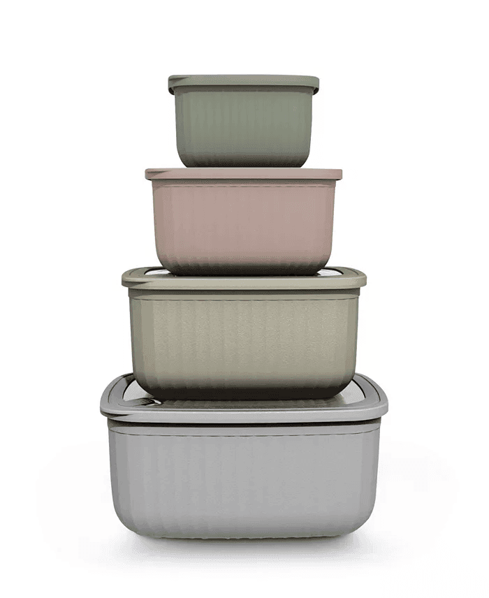 Art & Cook 8-Piece Rectangle Bowl Set with Lids