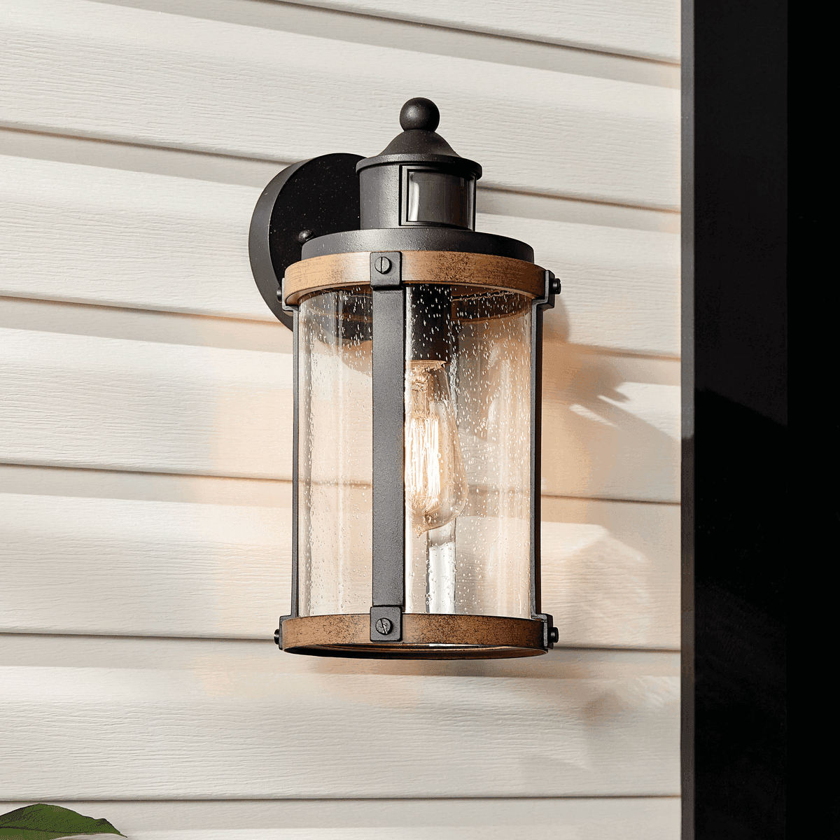 Kichler Barrington Motion-Sensor Outdoor Wall Light
