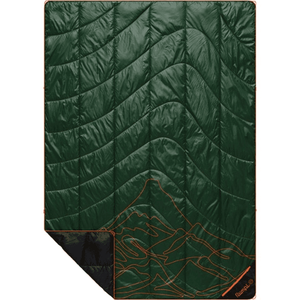 Rumpl Backcountry Puffy Blanket, 1 Person — Mountain Green Peak