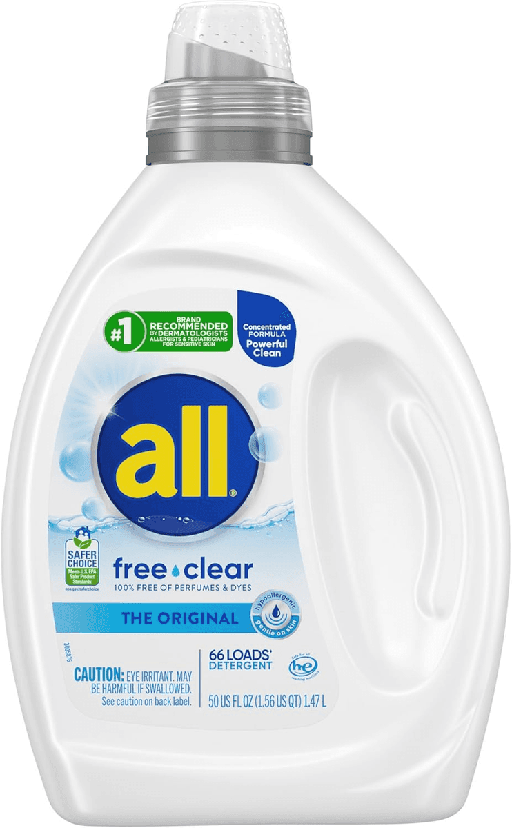 all free clear The Original Laundry Detergent for Sensitive Skin, 50 oz, Unscented