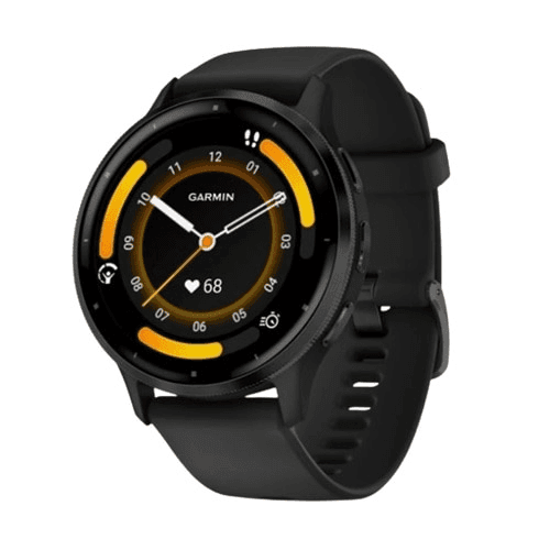 Garmin Venu 3 45mm AMOLED Smartwatch - Slate with Black Band