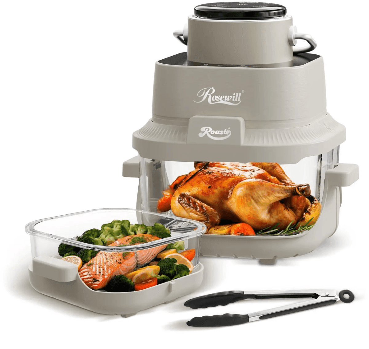Rosewill 8-in-1 Portable Glass Air Fryer