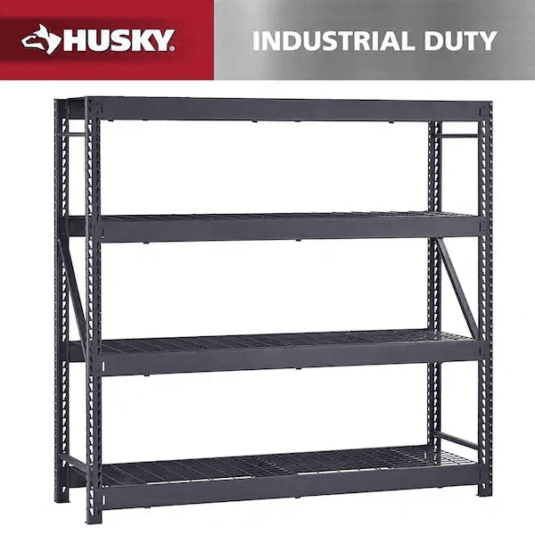 Husky 4-Shelf Heavy-Duty Garage Storage Shelving Unit