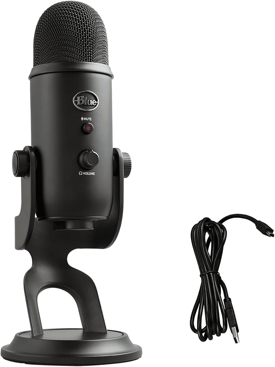 Logitech Blue Yeti USB Microphone - Blackout