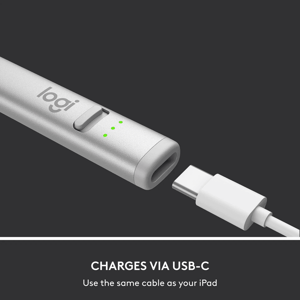 Logitech Crayon Digital Pencil for USB-C iPads - Certified Refurbished image 3