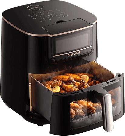 Dreame AF30 7-Quart SmartSteam Air Fryer - Black