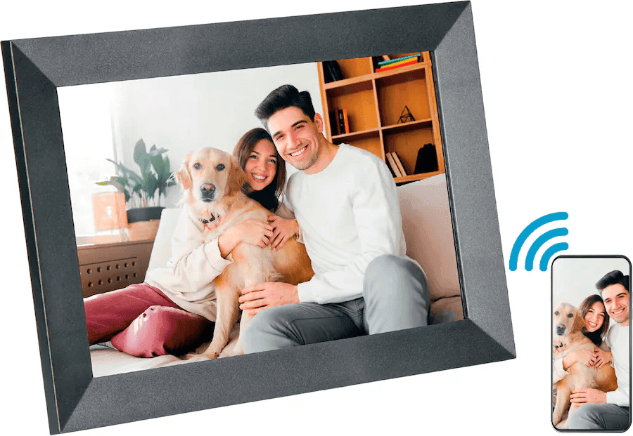 Sunpak 10.1-inch Wi-Fi Touchscreen Digital Frame - Black