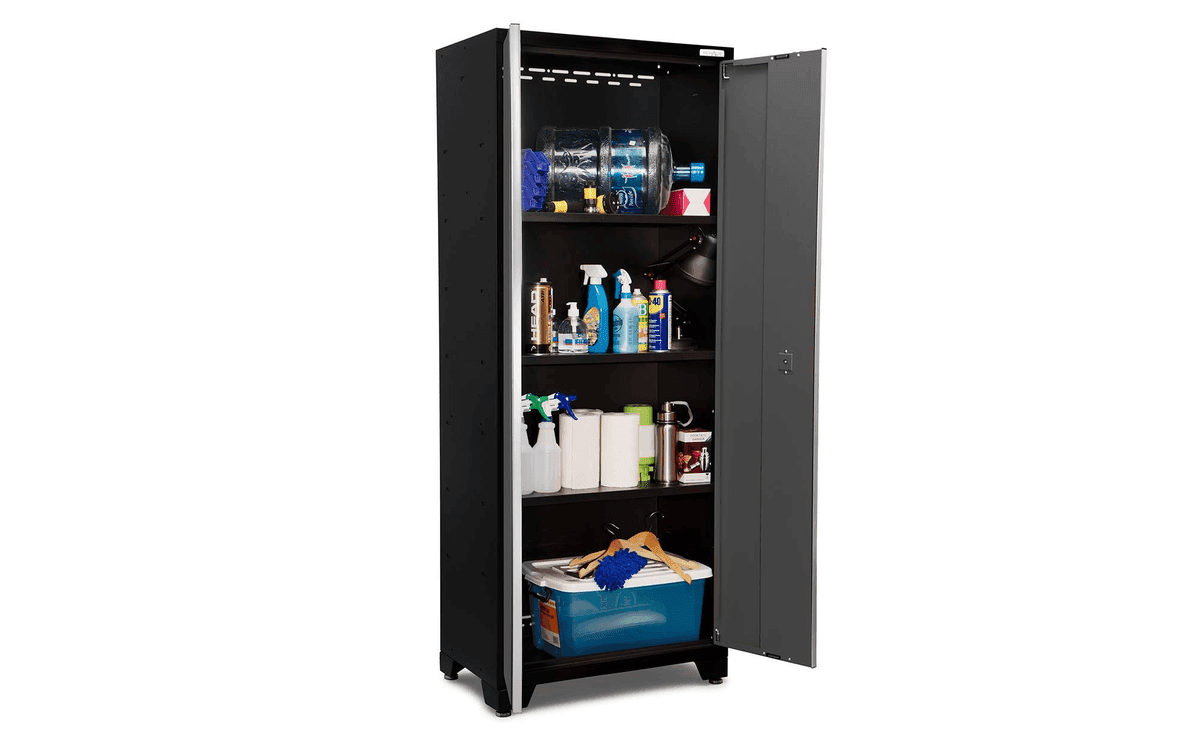 NewAge Products Bold 132-in W x 76.75-in H 8-Cabinet Steel Garage Storage System - Charcoal Gray image 4