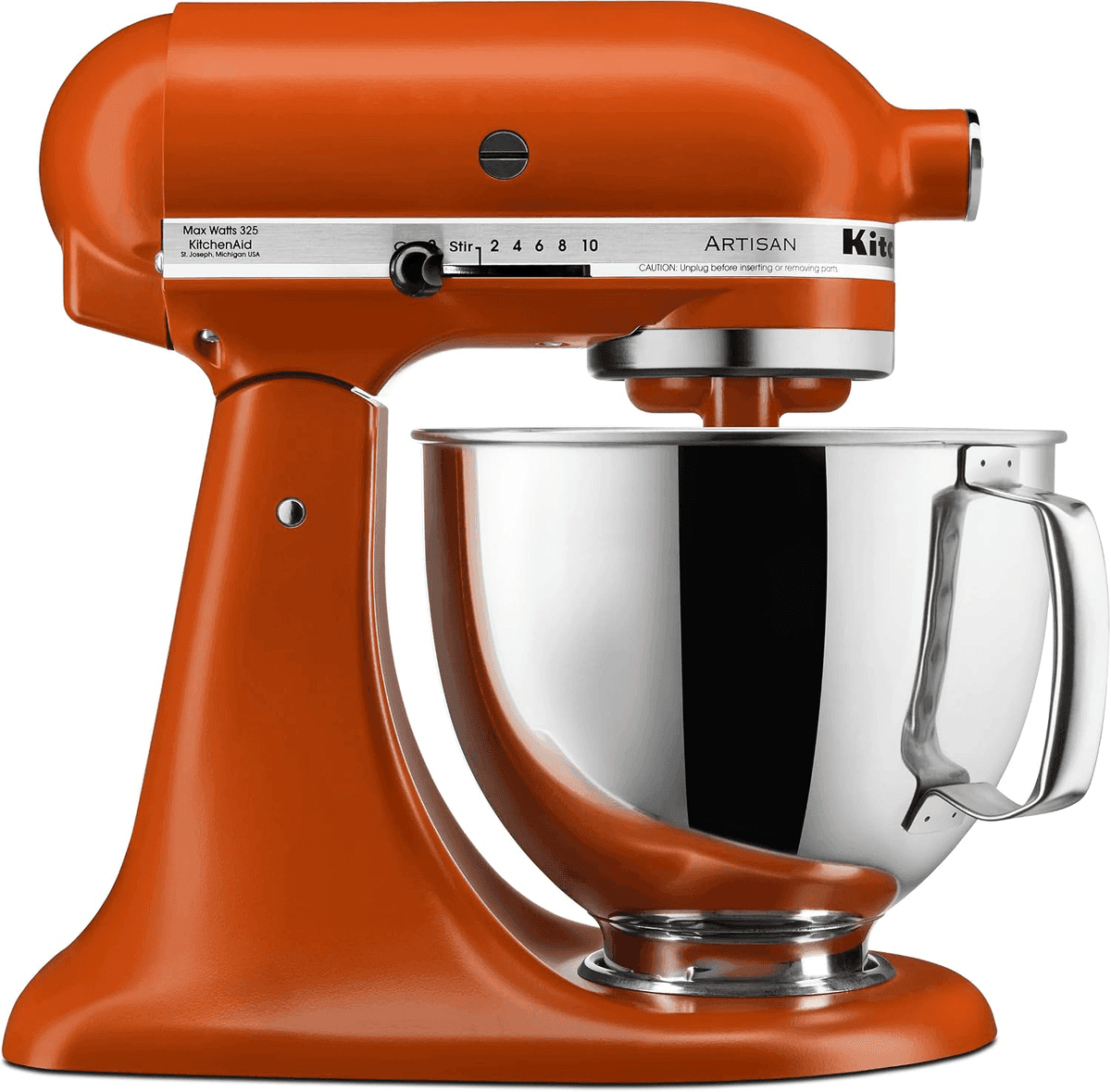 KitchenAid Artisan 5-Qt Tilt-Head Stand Mixer, Scorched Orange