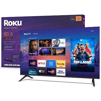 Roku 50-inch Select Series 4K QLED HDR Smart TV