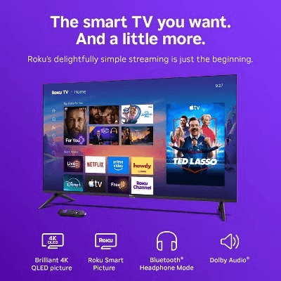 Roku 50-inch Select Series 4K QLED HDR Smart TV image 3