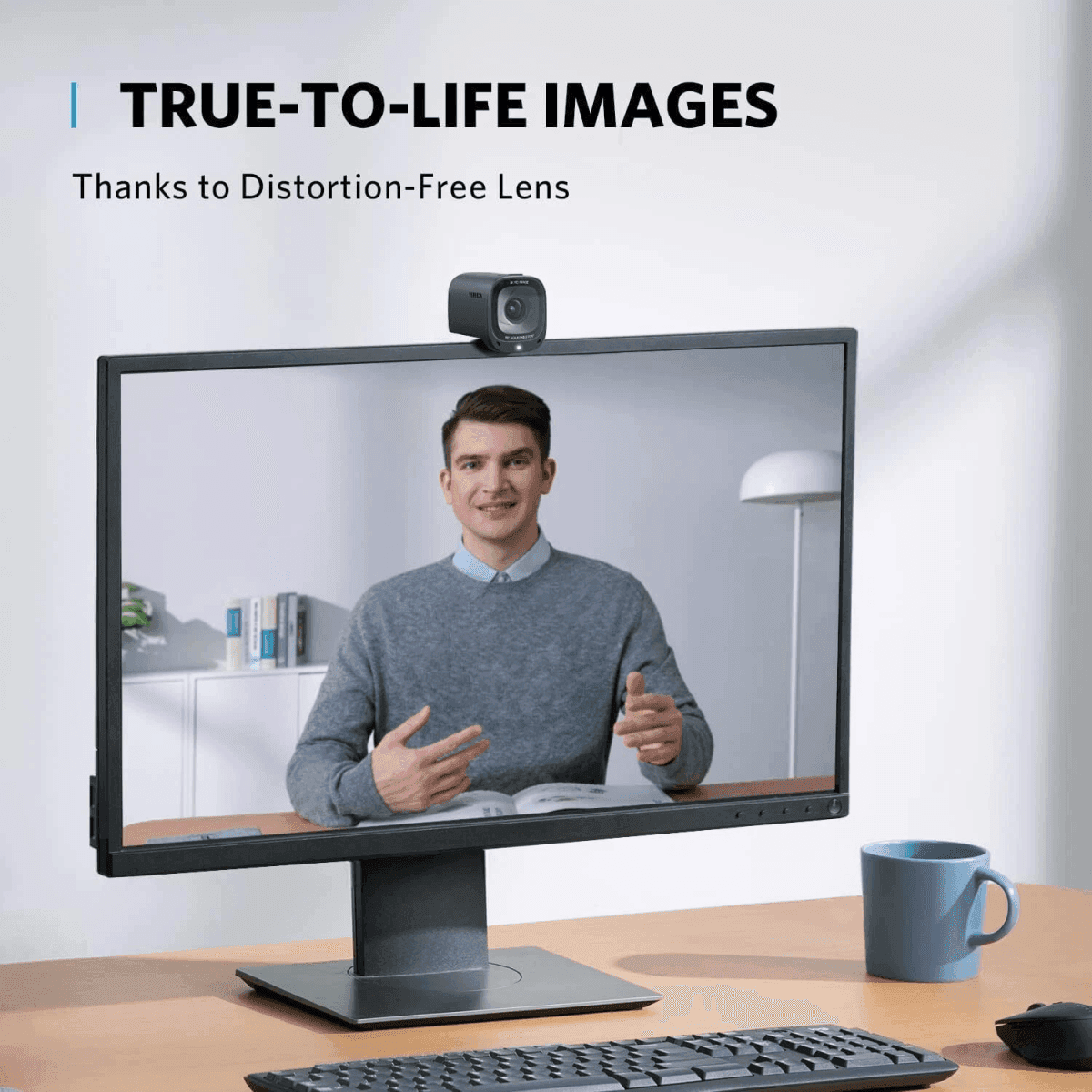 Anker PowerConf C200 2K Webcam with AI Noise-Canceling Mic - Certified Refurbished image 5