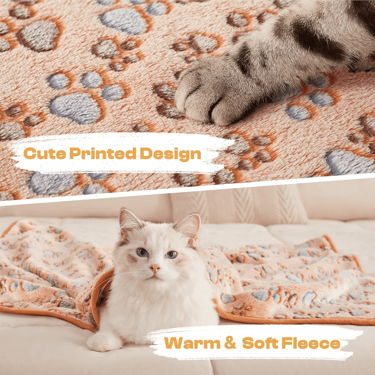 Luciphia 3-Pack Small Pet Fleece Blankets for $8.99 image 2